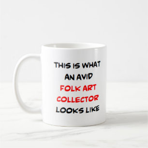 Taza De Café coleccionista de arte folclórico, ávido