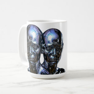 Taza De Café Coleccionista de bustos de triple cromo