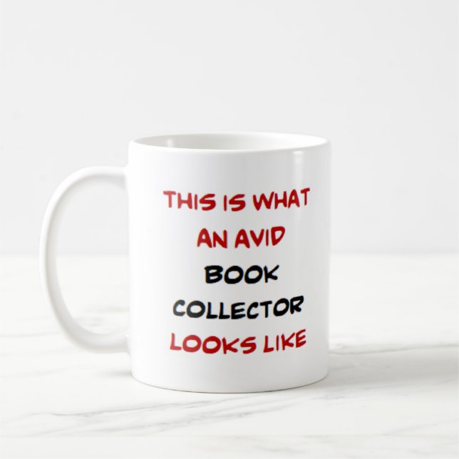 Taza De Café coleccionista de libros, ávido (Izquierda)