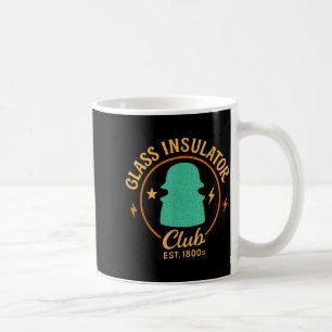 Taza De Café Coleccionista de líneas Antiguo aislador Gl Aislad