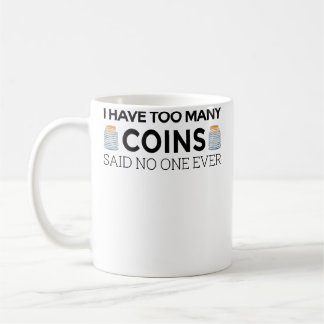 Taza De Café Coleccionista de Monedas Divertido Para Niño Numis
