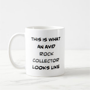 Taza De Café coleccionista de rocas, ávido