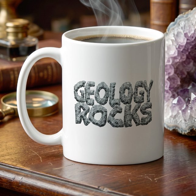 Taza De Café Coleccionista de rocas - Geología divierte Pun de  (Subido por el creador)