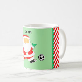 Taza De Café Colectivo de Navidades de fútbol personalizados
