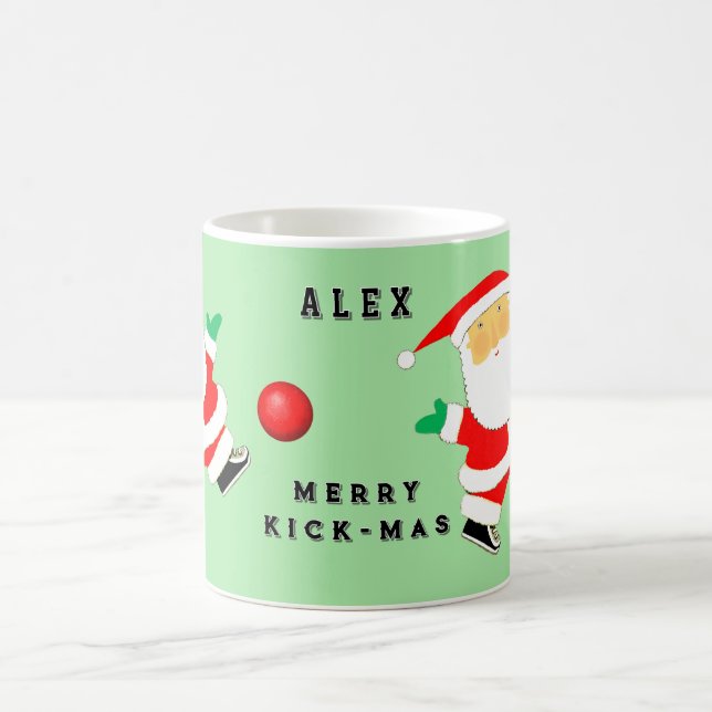 Taza De Café Colectivo personalizado de Navidades de Kickball (Centro)
