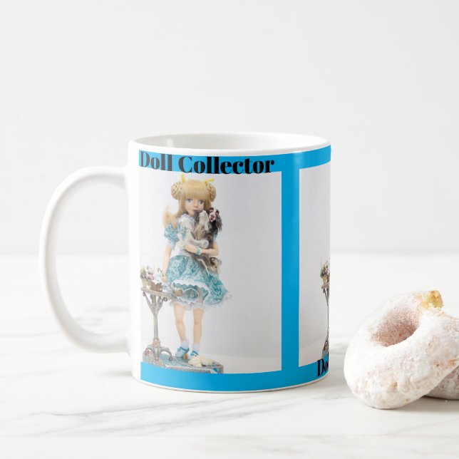 Taza De Café Colector de la muñeca (Con donut)