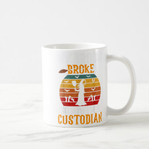 Taza De Café Colegio Custodio Janitor Retro Vintage Sunset Hall