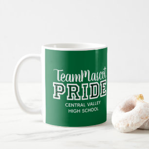 Taza De Café Colegio Verde Nombre mascota del orgullo Coffee Mu