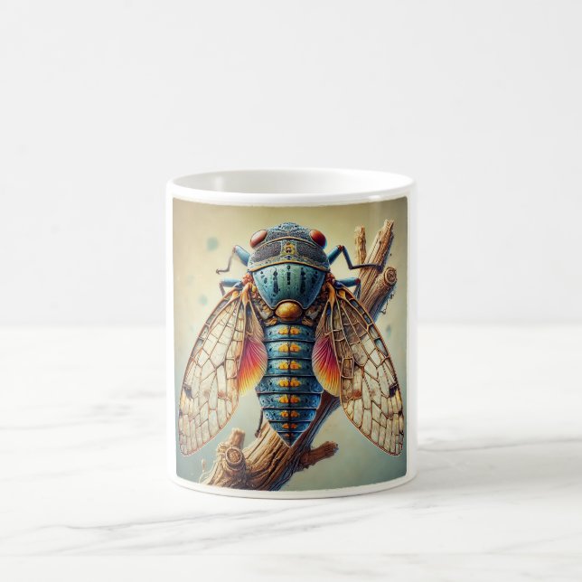 Taza De Café Coletinia Insect 160724IREF222 - Watercolor (Centro)