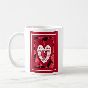 Taza De Café Coleus Close-up con John 3:16