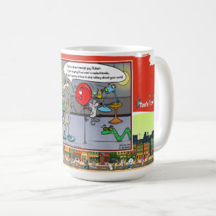 Taza De Café Colgado de Cada Palabra   Clásico Absurdo Situacio