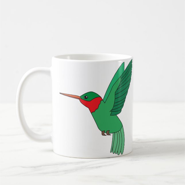 Taza De Café Colibrí (Izquierda)