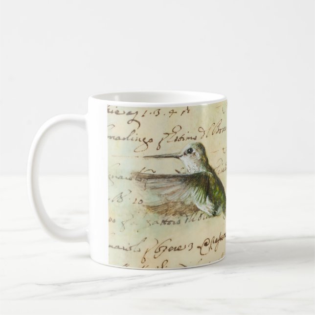 Taza De Café Colibrí (Izquierda)
