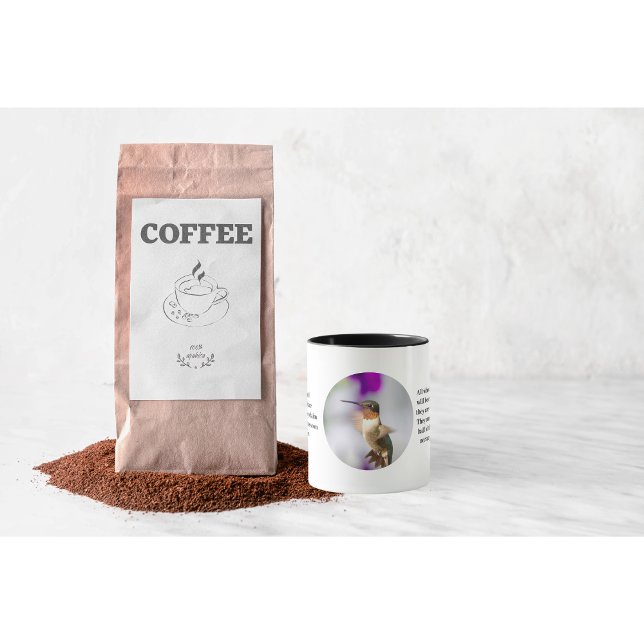 Taza de café Colibrí (Subido por el creador)