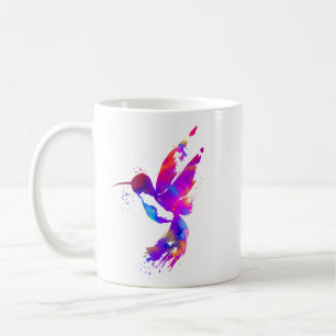 Taza De Café Colibrí arcoiris