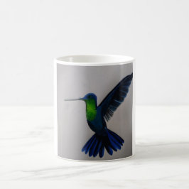 Taza De Café Colibrí azul