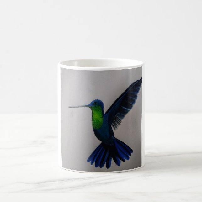 Taza De Café Colibrí azul (Centro)