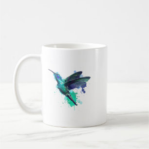 Taza De Café Colibrí Guay Para Hombres Mujeres Pintando Bi Trop