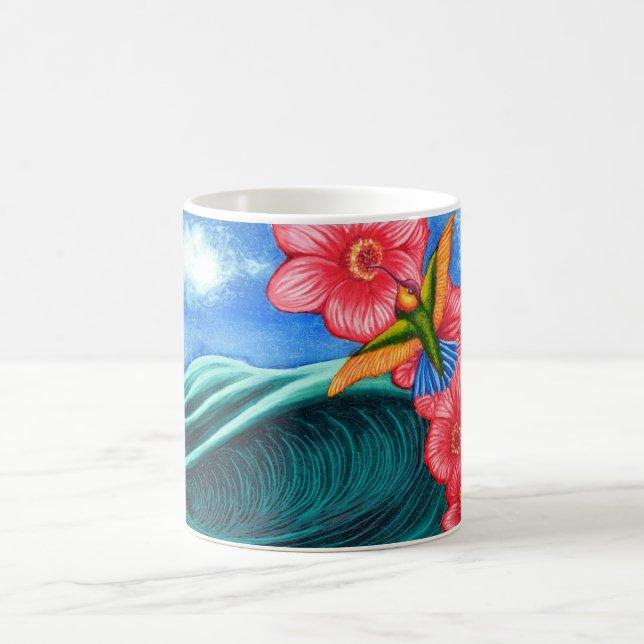 Taza De Café Colibrí Ocean Mug (Centro)