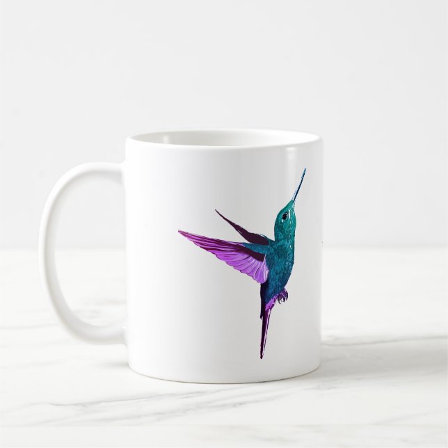 Taza De Café Colibrí personalizado (Izquierda)