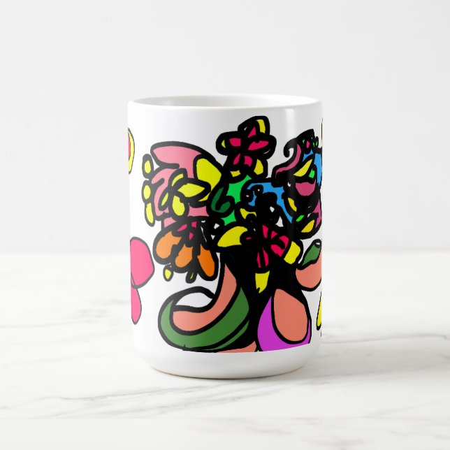 Taza De Café Colibrí relaja primavera (Centro)