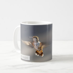 Taza De Café Colibrí Rufo Salmo 115:13 RVR