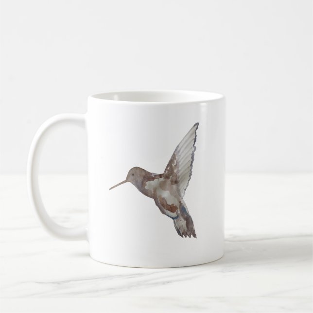 Taza De Café Colibrí Tropical (Izquierda)