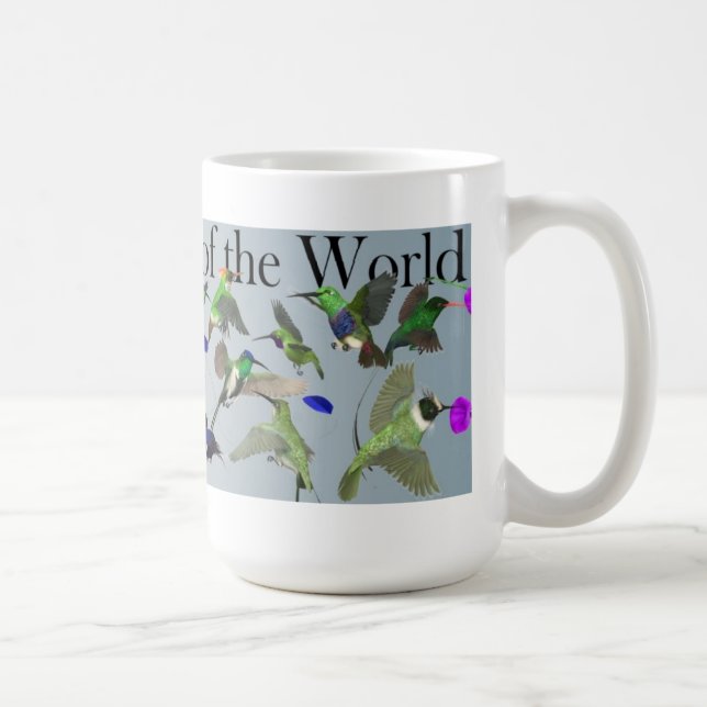 Taza De Café Colibríes de las Américas (Derecha)