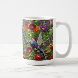 Taza De Café Colibríes Steampunk