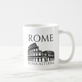 Taza De Café Coliseo de Roma , histórico viaje romano