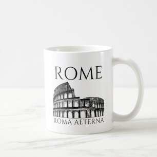 Taza De Café Coliseo de Roma , histórico viaje romano