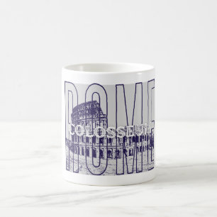 Taza De Café Coliseo de Roma , histórico viaje romano