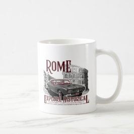 Taza De Café Coliseo de Roma , histórico viaje romano