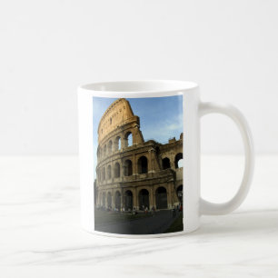Taza De Café Coliseo en la puesta del sol