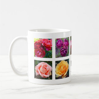 Taza De Café Collage #1 Mug rosas