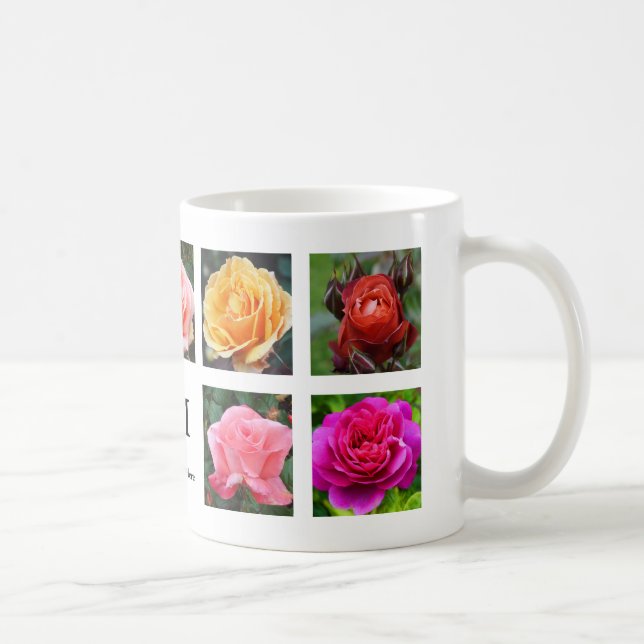 Taza De Café Collage #2 Mug rosas (Derecha)
