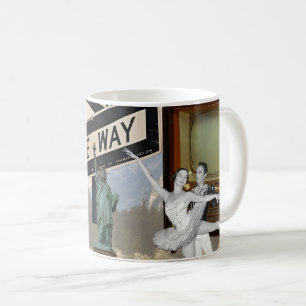Taza De Café Collage americano con estilo vintage