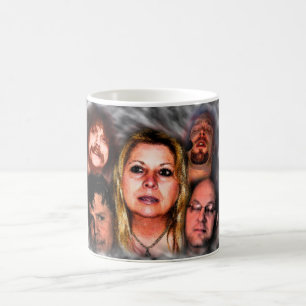 Taza De Café Collage bajo presión