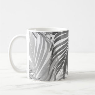 Taza De Café Collage caribeño de palma #1 #tropical #wall