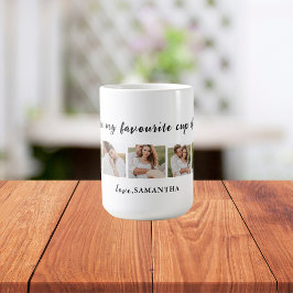Taza De Café Collage Couple Photo & You Are My Cup Of Tea Quote