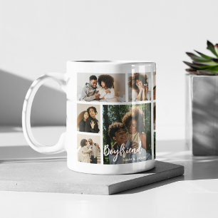 Taza De Café Collage de 15 fotos de novio elegante