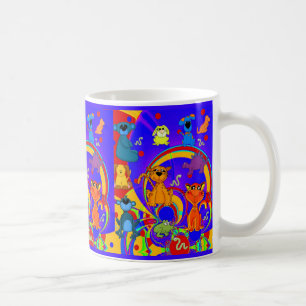 Taza De Café Collage de animales para niños de Mug Boys