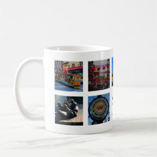 Taza De Café Collage de Atracciones de San Francisco #1 Mug