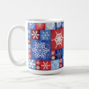 Taza De Café Collage de Copo de Nieve del 250.º Aniversario