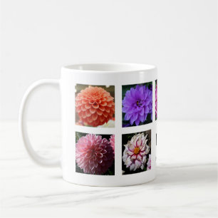 Taza De Café Collage de Dahlia #1 Mug