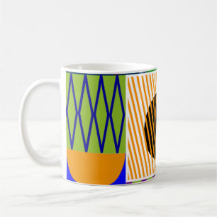 Taza De Café Collage de forma Bauhaus
