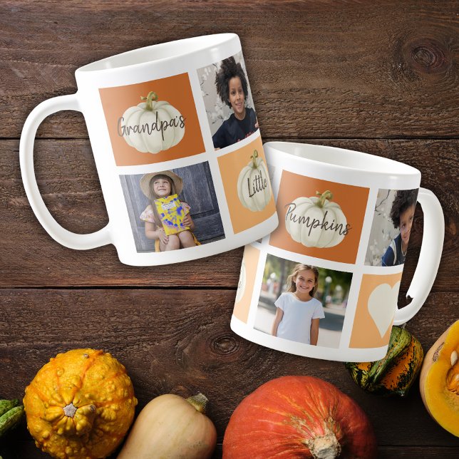 Taza De Café Collage de fotos Abuelo Cae Café Mug (Subido por el creador)