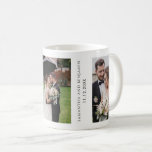 Taza De Café Collage de fotos Boda Bridesmaid Gracias<br><div class="desc">Foto moderna de varios bodas Gracias tarjeta para sus invitados que se presentaron para apoyar y celebrar su gran día con usted. Añade fácilmente tus fotos favoritas,  nombres de novios y novios,  fecha y un mensaje y firma personalizado en el reverso.</div>