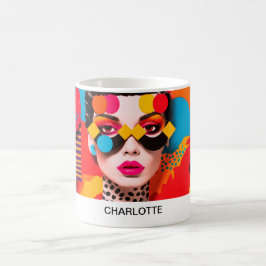 Taza De Café Collage de fotos de arte pop