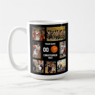 Taza De Café Collage de fotos de baloncesto